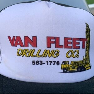Vintage Van Fleet Drilling Co. SnapBack Mesh Trucker Hat Youngan